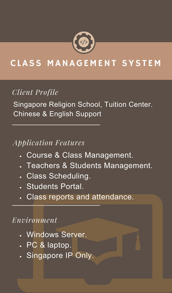 Students/Course/Class Management System